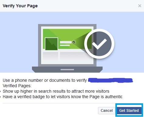 membuat status ter verified - terverifikasi untuk facebook page